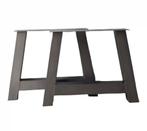 Metalen/ijzeren A-poten tafelpoten onderstel tafelpoot ZWART, Ophalen of Verzenden, Zo goed als nieuw, Rechthoekig, 50 tot 100 cm