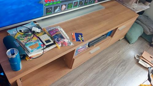 TV-meubel 1,61 breed, Huis en Inrichting, Kasten | Televisiemeubels, Gebruikt, Minder dan 100 cm, 50 tot 75 cm, Ophalen