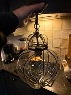 Venetiaanse glazen hanglamp, Huis en Inrichting, Lampen | Hanglampen, Ophalen, Gebruikt, Glas, Minder dan 50 cm