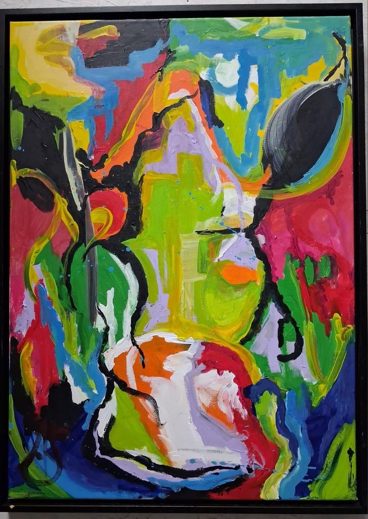 Abstract Schilderij, Ophalen of Verzenden