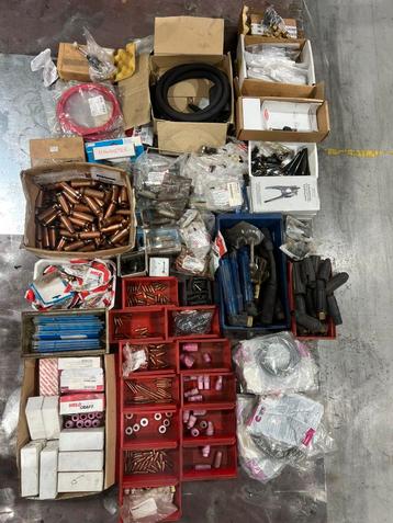 Partij TIG Migmag co2 electrode las onderdelen nieuw veel beschikbaar voor biedingen