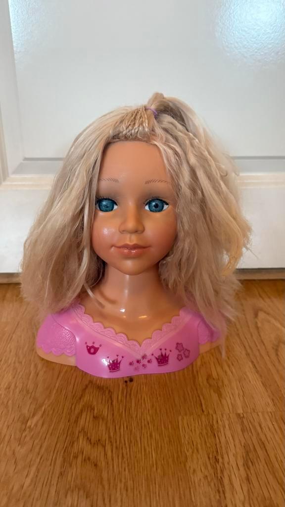 Make-up Pop Hoofd, Kinderen en Baby's, Speelgoed | Poppen, Gebruikt, Overige typen, Ophalen