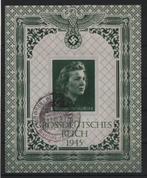 A 34) block EVA BRAUN geen garantie GERMANY, Verzenden, BRD, Gestempeld