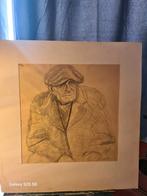 Tekening gesigneerd, Ophalen of Verzenden
