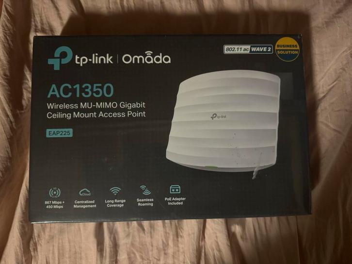 TP-Link Omada AC1350 Access Point (EAP225) V3.0, Computers en Software, Accesspoints, Nieuw, Verzenden
