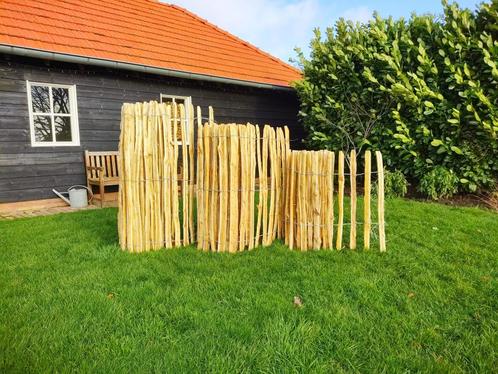 schapenhek kastanje hekwerk robinia palen vlechtscherm, Tuin en Terras, Tuinhekken en Hekwerk, Nieuw, Tuinhek, Hout, Ophalen of Verzenden