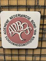 Anbos emaille reclamebord, Reclamebord, Ophalen of Verzenden, Zo goed als nieuw, Nvt