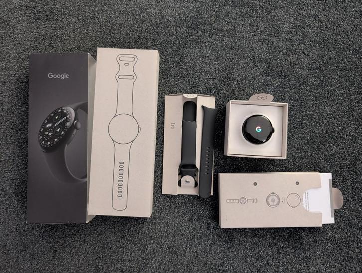Google Pixel Watch 4 (41mm, LTE), Sieraden, Tassen en Uiterlijk, Smartwatches, Android, Zwart, Ophalen of Verzenden