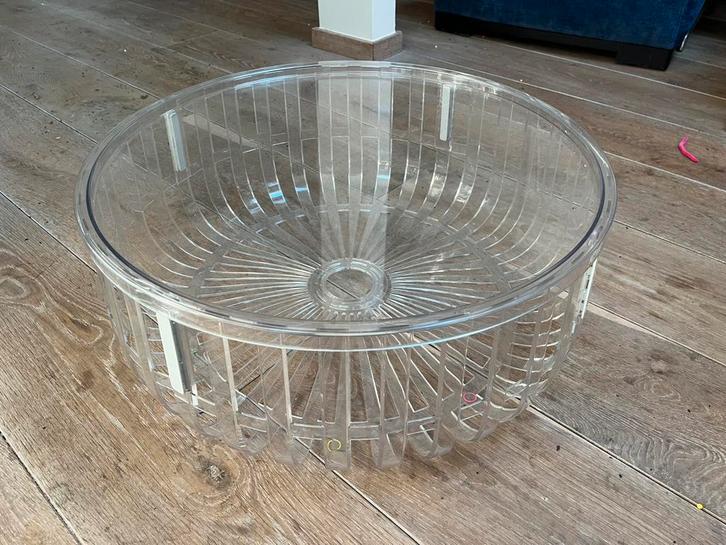 Kartell panier opbergmand / bijzettafeltje, Huis en Inrichting, Tafels | Bijzettafels, Zo goed als nieuw, Rond, 45 tot 60 cm, Minder dan 55 cm