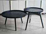 Woood houten salontafel en bijzettafel set - Mesa serie, Ophalen, Minder dan 45 cm, Minder dan 55 cm, Zo goed als nieuw