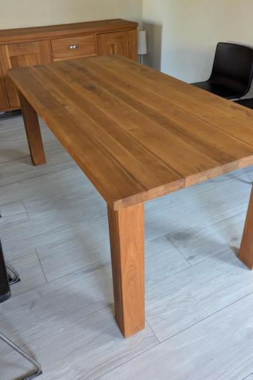 eikenhout eetkamertafel 180x90 beschikbaar voor biedingen