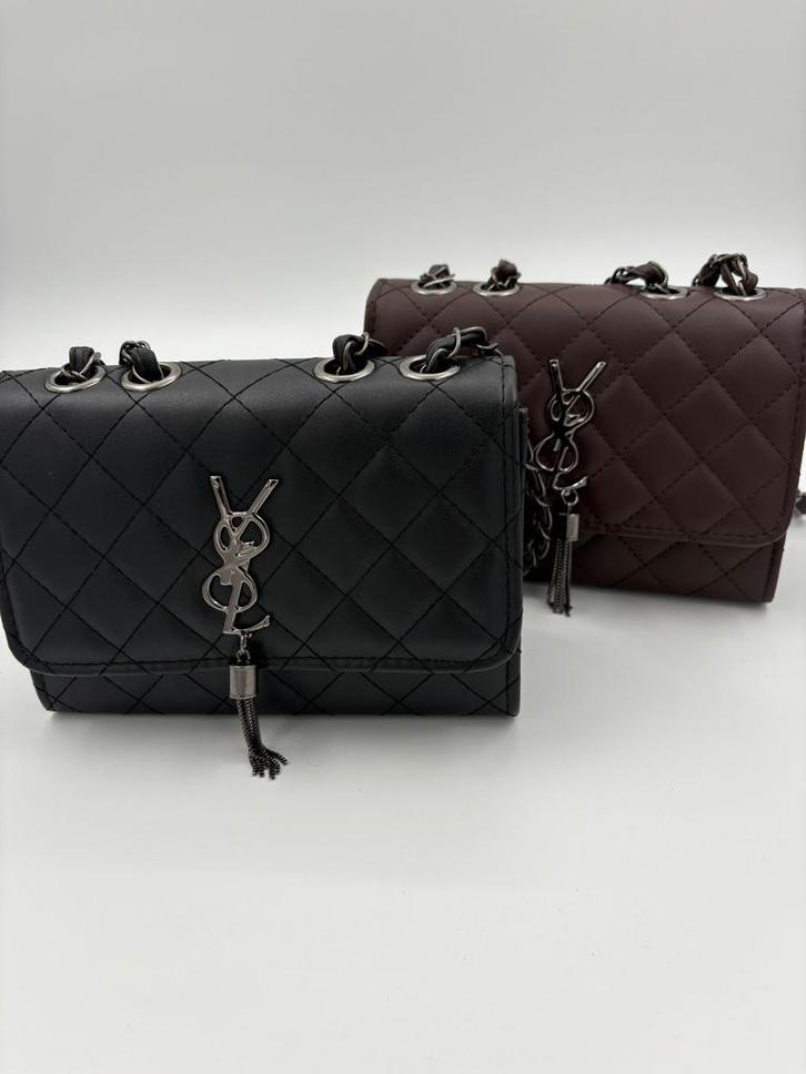 YSL tasje 2 kleuren, Sieraden, Tassen en Uiterlijk, Tassen | Damestassen, Nieuw, Zwart, Ophalen of Verzenden