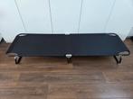Stretcher/ ligbed, zwart, Caravans en Kamperen, Ophalen, Zo goed als nieuw, Campingstoel