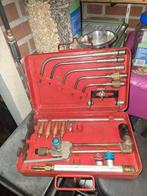 Lasapparaat set in rode koffer, Doe-het-zelf en Verbouw, Gereedschap | Handgereedschap, Ophalen of Verzenden, Gebruikt