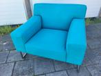 Leolux Adartne fauteuil | Blauw wol, Modern design, Info@andriesign.nl, 75 tot 100 cm, Ophalen of Verzenden