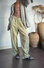 Geweldige linnen broek trackpants vib stoer s wijd designer, Ophalen of Verzenden, Zo goed als nieuw, Lang