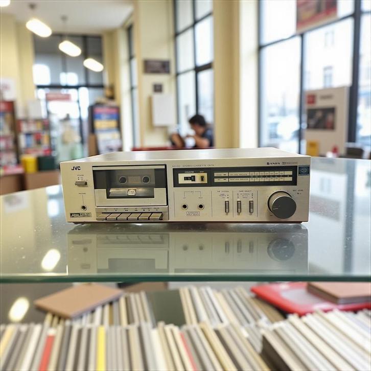 Vintage cassettespeler JVC KD-D2, Audio, Tv en Foto, Cassettedecks, JVC, Ophalen