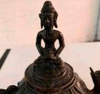 Beeld Javaanse antiek Bronzen Kundika Boeddha Draak., Antiek en Kunst, Antiek | Koper en Brons, Ophalen of Verzenden
