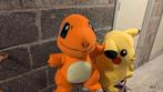 Pokemon Charmander, Squirtle en Pikachu knuffel, Kinderen en Baby's, Speelgoed | Knuffels en Pluche, Ophalen, Zo goed als nieuw