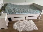Tienerkamer Bed + Nachtkastje, Huis en Inrichting, Ophalen, Gebruikt, 90 cm, Eenpersoons