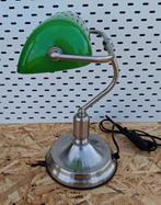 Notarislamp bankierslamp groene tafellamp, Ophalen of Verzenden, Minder dan 50 cm