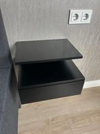 2 Zwarte Nachtkastjes van Westwing, Ophalen, Minder dan 45 cm, Zo goed als nieuw, Minder dan 55 cm