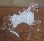 paarden beeld, volledig uit glas, kristal, helemaal gaaf, Antiek en Kunst, Ophalen of Verzenden