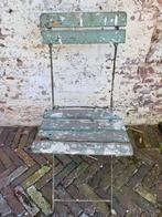 Franse brocante bistrostoel / allegonda, Ophalen of Verzenden