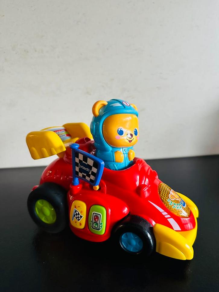 Speel en leer racebeer Vtech zgn, Kinderen en Baby's, Speelgoed | Vtech, Zo goed als nieuw, 6 maanden tot 2 jaar, Ophalen