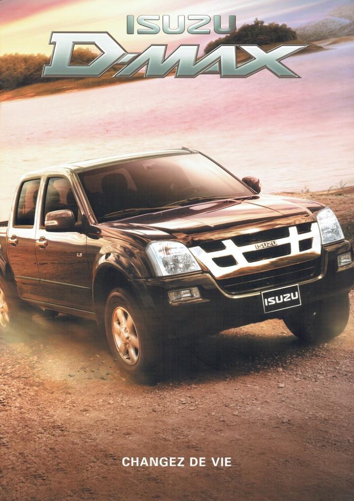 Folder Isuzu D-Max (Franse uitgave - ca.2005), Boeken, Auto's | Folders en Tijdschriften, Zo goed als nieuw, Overige merken, Verzenden