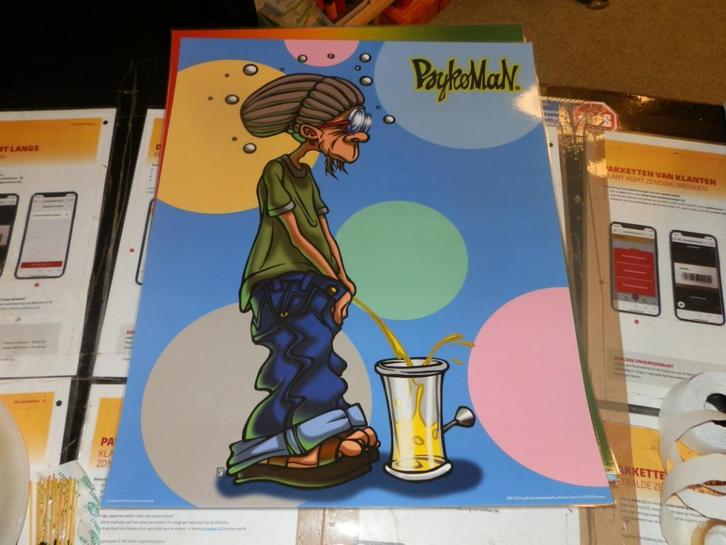 Gelamineerde poster Poykomon, Verzamelen, Posters, Nieuw, Overige onderwerpen, Deurposter of groter, Rechthoekig Staand, Ophalen of Verzenden