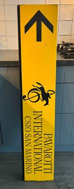 Mooi reclame bord van concert Pavarotti, Verzamelen, Ophalen of Verzenden, Zo goed als nieuw, Reclamebord