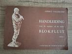 Handleiding voor de sopraan- of de tenor-blokfluit vintage, Ophalen of Verzenden, Gebruikt, Les of Cursus, Blokfluit