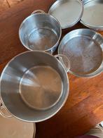 Sigg pannen 20 - 24 - 26, Huis en Inrichting, Keuken | Potten en Pannen, Ophalen of Verzenden, Rvs, Pannenset