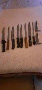 messenset, Huis en Inrichting, Ophalen, Gebruikt, Rvs of Chroom, Los bestek