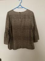 Blouse merk SEY (Purdey) maat 38 geel/goud met zwart, Verzenden, Zo goed als nieuw, Maat 38/40 (M), Zwart