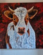 Prachtig schilderij met koe van Barbara de Jong., Ophalen