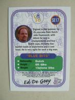 Futera 1998 card. Ed.de.Goey. ex Feyenoord.  2, Ophalen of Verzenden, Zo goed als nieuw, Buitenlandse clubs, Overige typen