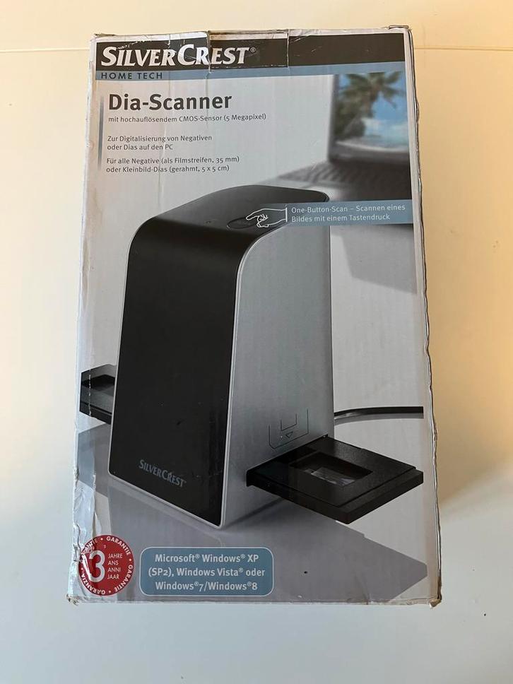 Nieuwe SilverCrest Dia-Scanner in Verpakking, Computers en Software, Scanners, Nieuw, Diascanner, Windows, Verzenden