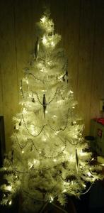 Witte kerstboom 1.20 m., Diversen, Kerst, Ophalen of Verzenden, Zo goed als nieuw