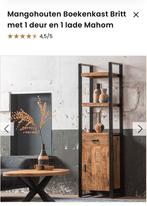 GEZOCHT Boekenkast Britt Mangohout, Ophalen, 50 tot 100 cm, Zo goed als nieuw, 150 tot 200 cm