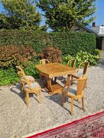 Art deco tafel met 6 stoelen antiek, Ophalen, Zo goed als nieuw, 4 tot 6 stoelen