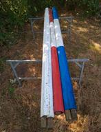 Te koop dik pvc zeil wit afmeting 310*190 cm met of zonder, Ophalen of Verzenden, Zo goed als nieuw, Zeil