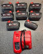Milwaukee M18 accus + lader (prijs per stuk), Doe-het-zelf en Verbouw, Ophalen of Verzenden, Gebruikt