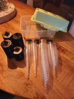 39 plastice wijnglazen in bewaarbox, Huis en Inrichting, Keuken | Servies, Nieuw, Ophalen of Verzenden, Overige stijlen, Overige materialen