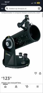 Compacte telescoop - National Geographic 114/500 Nieuw, 80 tot 200 mm, Nieuw, Met statief, Spiegeltelescoop (reflector)