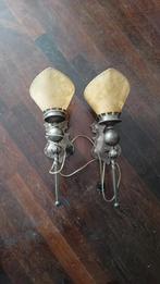 Lampen Varkensblaas leder retro prijs is per stuk, Ophalen of Verzenden, Gebruikt