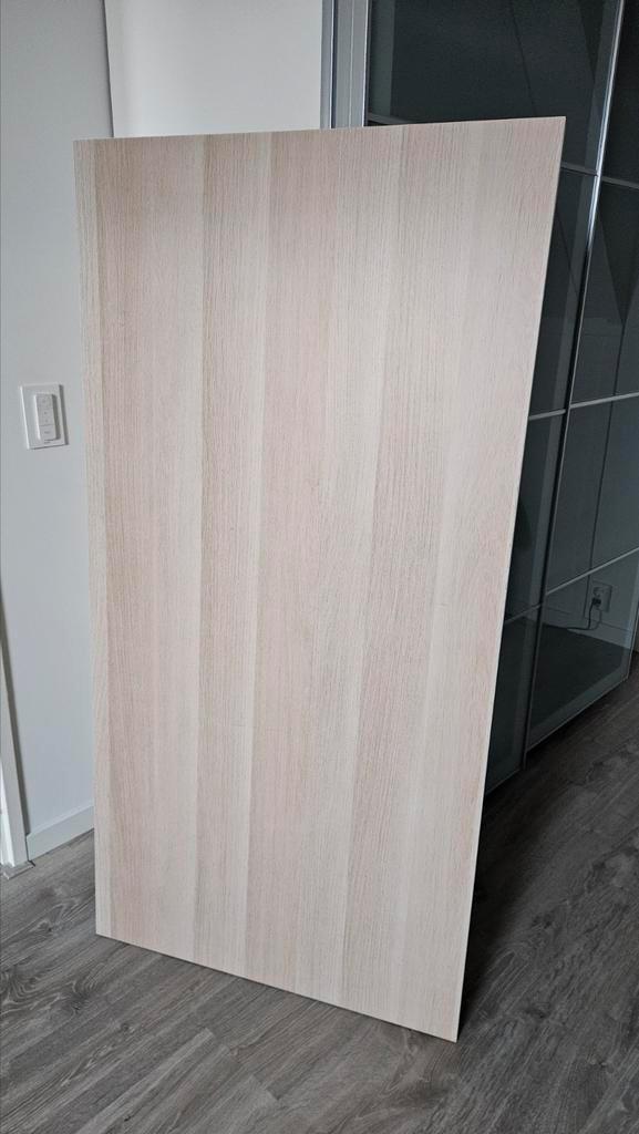 IKEA LINNMON werkblad licht eiken (15075), Huis en Inrichting, Bureaus, Zo goed als nieuw, Ophalen