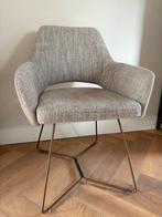 6 eetkamerstoelen Yanai beige met brons onderstel, Ophalen, Zo goed als nieuw, Overige kleuren