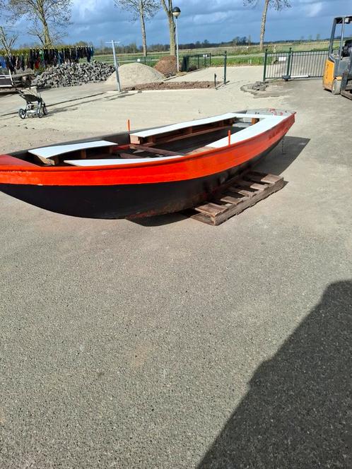 Boot/sloep/vlet 4 meter ijzer, Watersport en Boten, Motorboten en Motorjachten, Gebruikt, Staal, Tot 6 meter, Benzine, Buitenboordmotor